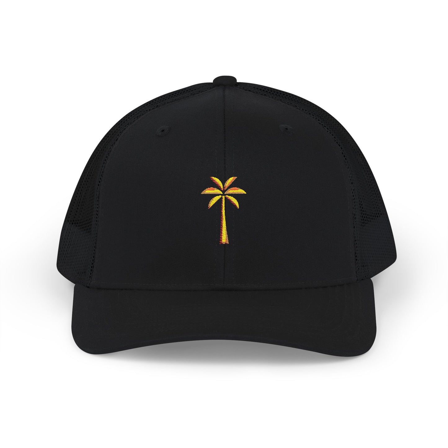 Gold Palm Hat - Snapback Trucker Cap, Summer Hat, Gift for Him/Her