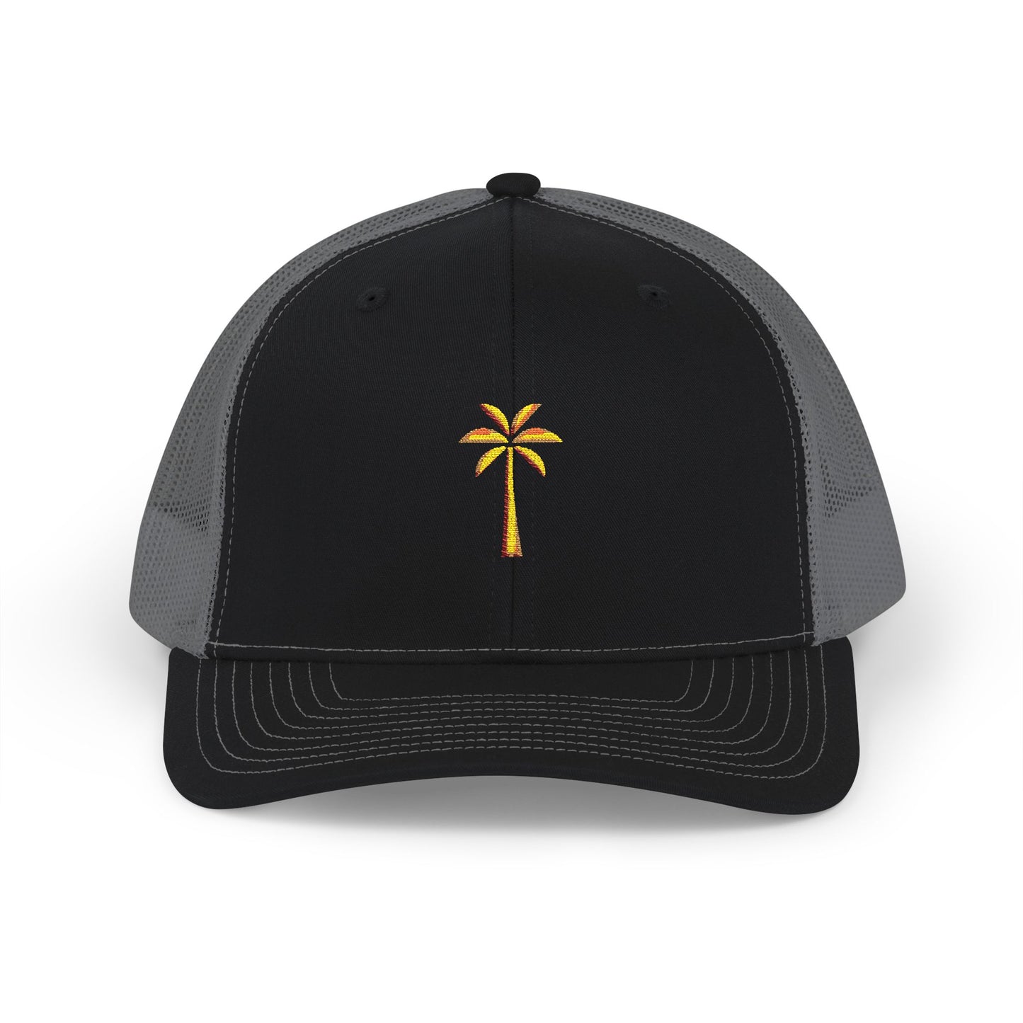Gold Palm Hat - Snapback Trucker Cap, Summer Hat, Gift for Him/Her